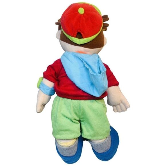 2009 One Step Ahead Learn To Dress Up Boy Plush 18" Stuffed Doll Basic Skill Toy - Picture 5 of 9